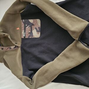 Polo by Ralph Lauren Men's Olive and Black Sweater